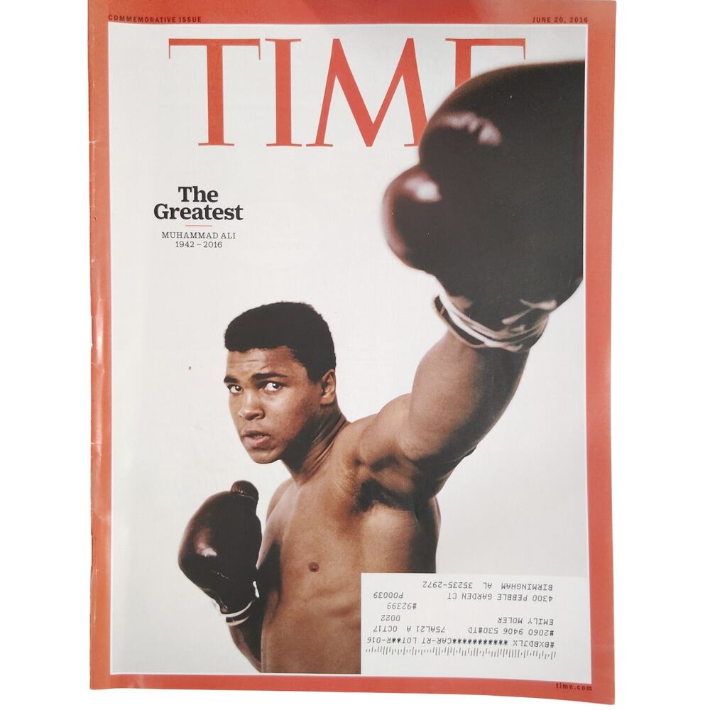 TIME Muhammad Ali The Greatest 1942-2016 Commemorative Issue June 2016